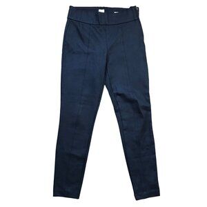 Gap Side Zip Leggings Women's Size Small Cotton, Modal Workwear Casual Navy Blue